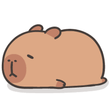 卡皮巴拉☆呆萌系小水豚– LINE貼圖| LINE STORE